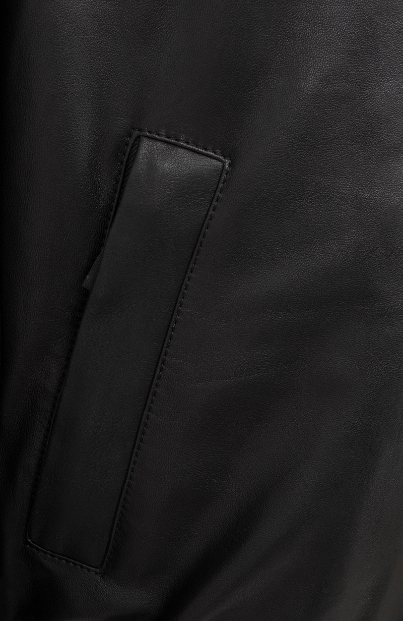 Leather blouson - Malik-VN