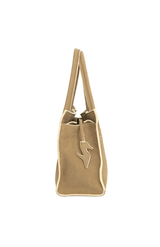 PatchworkBag-SAG - Leather handbag with a pattern